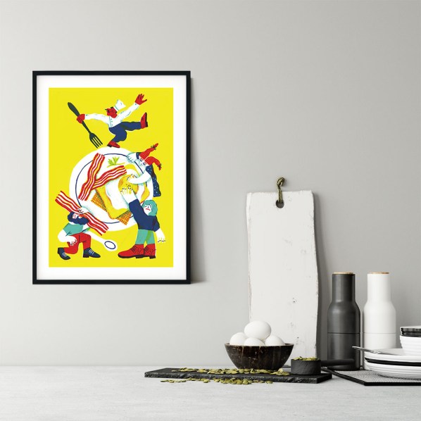 alice-piaggio-poster-fine-art-print-stampa-home-illustrazione-illustration-gift-casa-regalo-food-bacon-breakfast-2